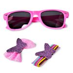 Jucarii, Copii si Bebe - Jucarii si jocuri - Jucarii de rol - Frumusete, bijuterii si accesorii fetite - Set de infrumusetare pentru fetite cu ochelari de soare, Martinelia,  Shimmer Wings Street Essentials, 8 piese - Infinity.ro