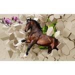 Casa si Gradina - Decoratiuni - Tablouri - Tablou canvas Galop peste obstacole, 105 x 70 cm - Infinity.ro