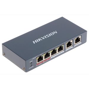 Switch 4 porturi PoE+ 2 porturi uplink Hikvision