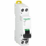 Casa si Gradina - Electrice - Distributie electrica si comanda - Sigurante - Siguranta automata 1P+N Schneider Electric, tip iDPN, 20A, curba C - Infinity.ro