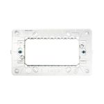 Casa si Gradina - Electrice - Accesorii electrice - Accesorii prize si intrerupatoare - Placa suport, fixare aparataj, modular, slim, 4 module SU10704N NEA, Simon Urmet - Infinity.ro