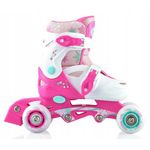 Sport si Outdoor - Role, trotinete si skateboard - Role adulti - Role Reglabile Croxer Missy, Alb/Roz, marime 35-38 - Infinity.ro