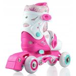 Sport si Outdoor - Role, trotinete si skateboard - Role adulti - Role Reglabile Croxer Missy, Alb/Roz, marime 35-38 - Infinity.ro