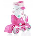 Sport si Outdoor - Role, trotinete si skateboard - Role adulti - Role Reglabile Croxer Missy, Alb/Roz, marime 35-38 - Infinity.ro