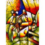 Casa si Gradina - Decoratiuni - Tablouri - Tablou canvas Oameni, abstract, pictura, 70 x 105 cm - Infinity.ro