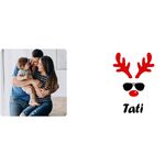 Casa si Gradina - Bucatarie si vesela - Cani si pahare - Cani si cesti - Cana termosensibila magica personalizata familie cu ren si nume tati, multicolor, 330 ml - Infinity.ro