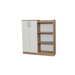 Casa si Gradina - Mobilier - Biblioteci si rafturi - Biblioteci - Biblioteca Napoli Alpino, Alb/Maro - Infinity.ro