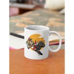 Casa si Gradina - Bucatarie si vesela - Cani si pahare - Cani si cesti - Cana pentru motociclisti, Priti Global, cadou pentru iubitorii de OFFROAD, Moto Racing, motocicleta rosu, 300 ml - Infinity.ro