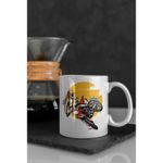 Casa si Gradina - Bucatarie si vesela - Cani si pahare - Cani si cesti - Cana pentru motociclisti, Priti Global, cadou pentru iubitorii de OFFROAD, Moto Racing, motocicleta rosu, 300 ml - Infinity.ro