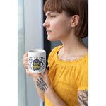 Casa si Gradina - Bucatarie si vesela - Cani si pahare - Cani si cesti - Cana cafea si ceai cu pisica simpatica si text "Buna dimineata", Priti Global, pentru iubitorii de pisici, 300 ml - Infinity.ro