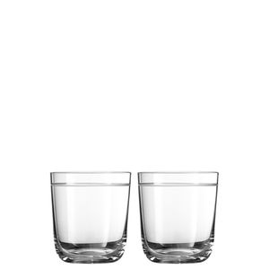Set 2 pahare whisky, din cristal, Vera Wang Bande, 370ml