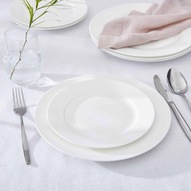 Casa si Gradina - Bucatarie si vesela - Vesela si tacamuri - Farfurii si boluri - Farfurie desert, portelan Serendipity White, 20cm - Infinity.ro