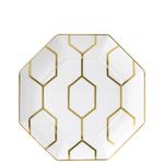 Casa si Gradina - Bucatarie si vesela - Vesela si tacamuri - Farfurii si boluri - Farfurie octagonala, portelan Arris White, 23cm - Infinity.ro