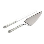 Casa si Gradina - Bucatarie si vesela - Vesela si tacamuri - Cutite si seturi de cutite - Set paleta si cutit pentru tort, argintate, 32 cm - Infinity.ro