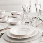 Casa si Gradina - Bucatarie si vesela - Cani si pahare - Pahare - Set 6 pahare pentru vin rosu, din cristal, Gold & Gold, dim 8,5x20H - Infinity.ro