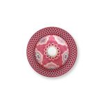 Casa si Gradina - Bucatarie si vesela - Vesela si tacamuri - Vesela pentru servire - Untiera cu capac, portelan Festival Flower Red, 17x8cm - Infinity.ro