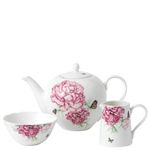 Casa si Gradina - Bucatarie si vesela - Vesela si tacamuri - Vesela pentru servire - Set ceainic, cremiera, zaharnita, portelan Royal Albert, Miranda Kerr,1000ml, 80ml - Infinity.ro
