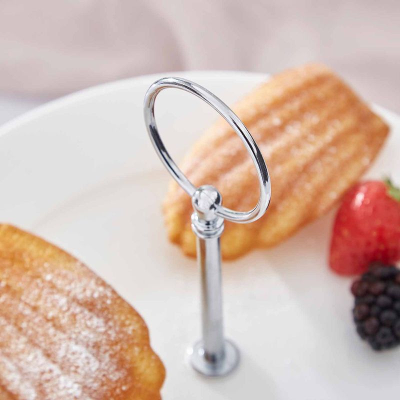 Casa si Gradina - Bucatarie si vesela - Vesela si tacamuri - Vesela pentru servire - Suport etajat 2 nivele, portelan Serendipity white, 25cm, 28cm - Infinity.ro