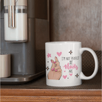 Casa si Gradina/Bucatarie si vesela/Cani si pahare/Cani si cesti - Cana cafea personalizata pentru ea, Priti Global, cu mesaj pentru fete I'm not perfect but my nails are, 330 ml - Infinity.ro
