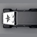 Auto si Moto - Intretinere auto - Stickere auto - Set doua stickere auto cu stea, negru, 47 x 28 - Infinity.ro