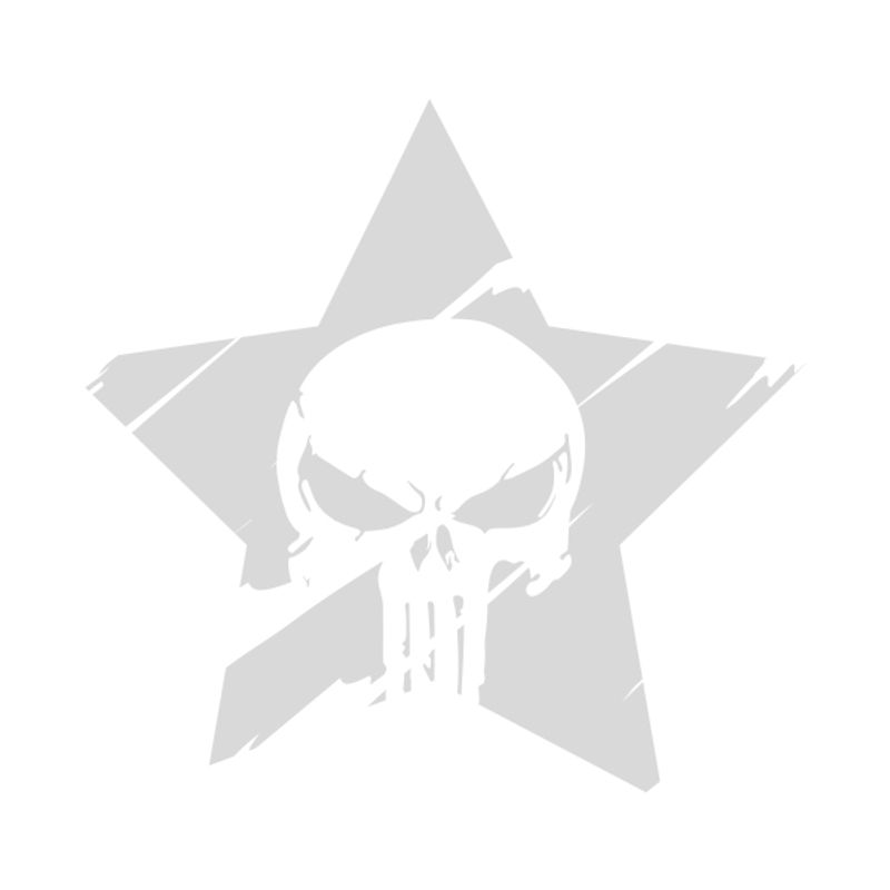 Auto si Moto/Intretinere auto/Stickere auto - Set doua stickere cu stea punisher, auto, alb, 34 x 35 - Infinity.ro