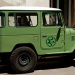 Auto si Moto - Intretinere auto - Stickere auto - Set doua stickere auto cu stea punisher, verde, 30 x 30 - Infinity.ro