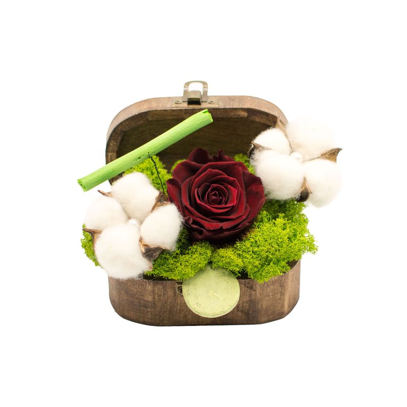 Cufar-Little-Secret-Garden-cu-Trandafir-Natural-Criogenat-Grena