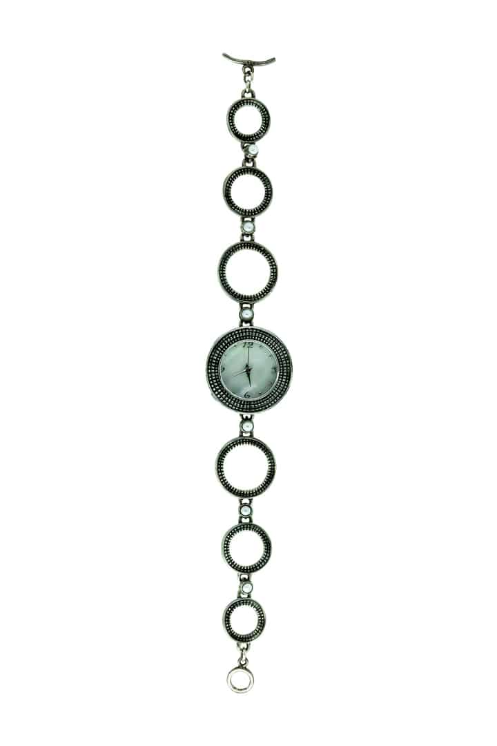 compact conscience Numeric Ceas dama, din argint 925 cu perle, Israel, vintage - Infinity