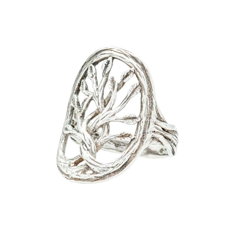 Bijuterii si Accesorii - Pentru ea - Inele - Inel dama, Israel, din argint 925 cu copacul vietii, silver - Infinity.ro