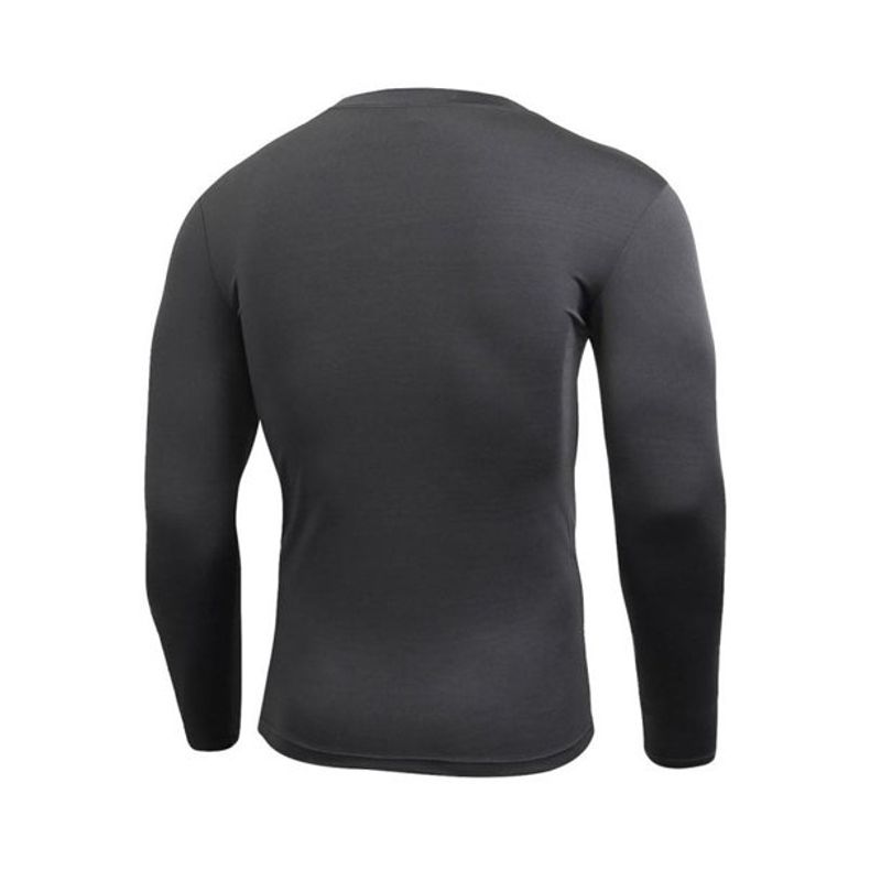 Sport si Outdoor - Echipament Sportiv - Imbracaminte sport - Bluze sport - Bluza fitness de compresie, neagra, S - Infinity.ro