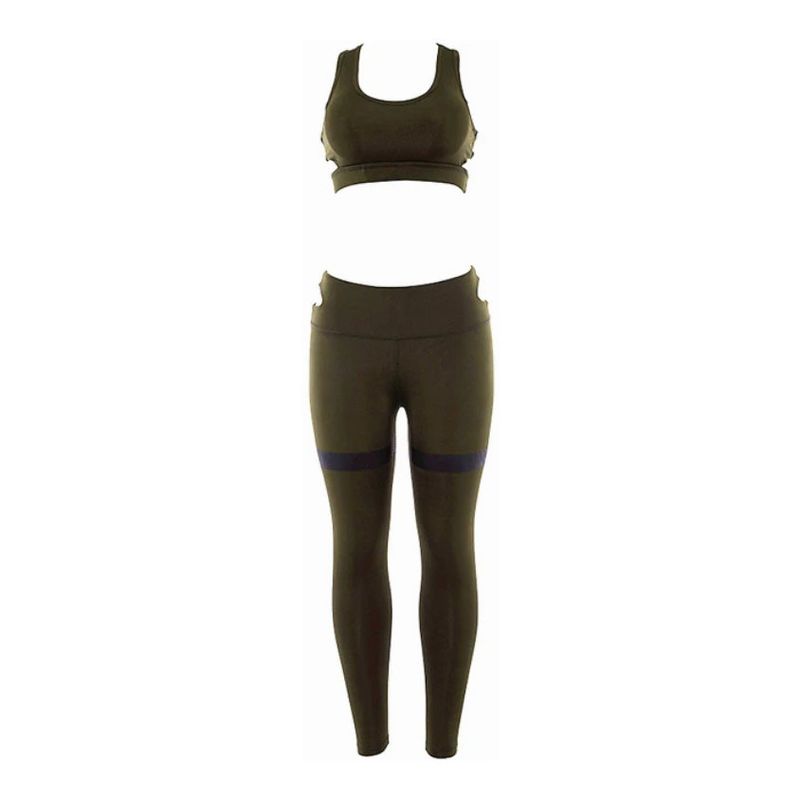 Sport si Outdoor - Echipament Sportiv - Imbracaminte sport - Echipamente complete - Set fitness, Sinergy, verde, M - Infinity.ro