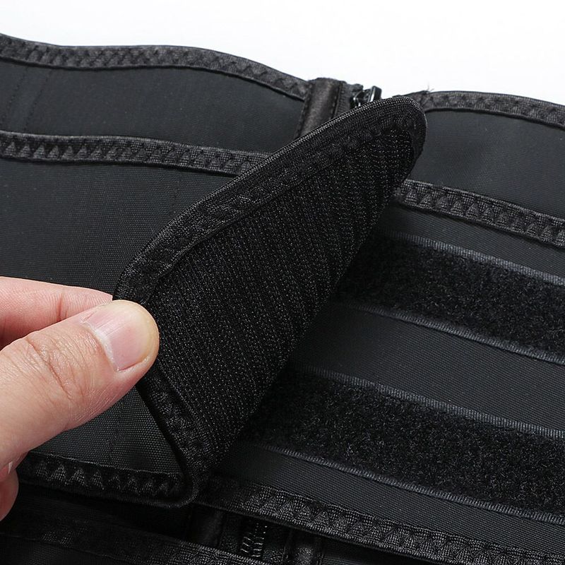 Sport si Outdoor - Echipament Sportiv - Accesorii echipament sportiv - Articole sudatie - Centura fitness, pentru slabit, modelare corporala, negru, XL - Infinity.ro