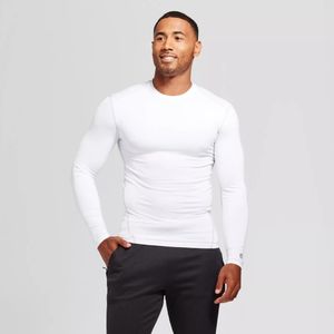 Bluza fitness de compresie, mulata, alba, XL