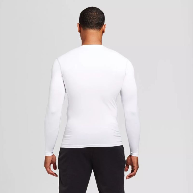 Sport si Outdoor - Echipament Sportiv - Imbracaminte sport - Bluze sport - Bluza fitness de compresie, mulata, alba, XL - Infinity.ro