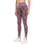 Sport si Outdoor - Echipament Sportiv - Imbracaminte sport - Echipamente complete - Set fitness, dama, camuflaj, roz inchis, S - Infinity.ro