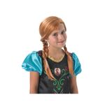 Jucarii, Copii si Bebe - Jucarii si jocuri - Jucarii de rol - Masti si costume copii - Peruca Printesa Anna  pentru copii - Frozen 3 ani + Universala - Infinity.ro