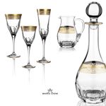 Casa si Gradina - Bucatarie si vesela - Cani si pahare - Pahare - Pahar sampanie Giulia Gold - Infinity.ro