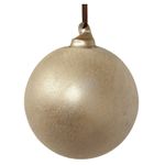 Casa si Gradina - Decoratiuni - Decoratiuni de sezon - Glob brad Craciun apect inghetat, 8 cm, sticla, roz - Infinity.ro