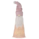 Casa si Gradina - Decoratiuni - Decoratiuni de sezon - Decoratiune Craciun Gnom cu lumini, 19x19x70 cm - Infinity.ro