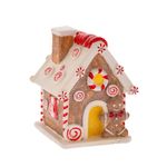 Casa si Gradina - Decoratiuni - Decoratiuni de sezon - Decoratiune Craciun Casa din turta dulce, 12x12x25 cm, rasina - Infinity.ro