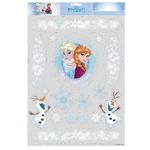 Casa si Gradina - Decoratiuni - Decoratiuni de sezon - Stickere Craciun pentru geam Elsa si Anna, Frozen 2 , Disney, albastru - Infinity.ro