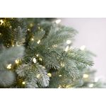 Casa si Gradina - Decoratiuni - Decoratiuni de sezon - Brad artificial Frosted Mulberry cu aspect inghetat si lumini, PE, 183 cm, 550 leduri - Infinity.ro