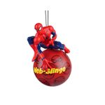 Casa si Gradina - Decoratiuni - Decoratiuni de sezon - Glob brad 3D Spiderman, Marvel, 13 cm, rosu - Infinity.ro