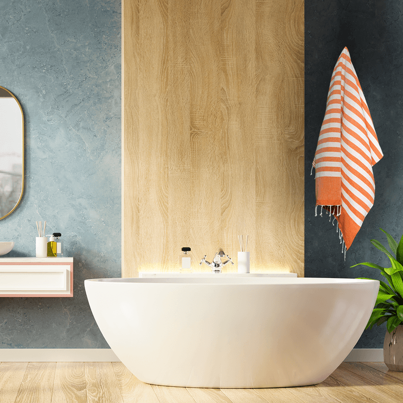 Casa si Gradina - Textile si covoare - Textile baie - Prosoape - Prosop Nisa 100 x 200 cm portocaliu cu dungi albe - Infinity.ro