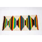 Casa si Gradina - Textile si covoare - Covoare - Covoare casa - Covor tesut manual din lana naturala multicolor 160 x 70 cm - Infinity.ro