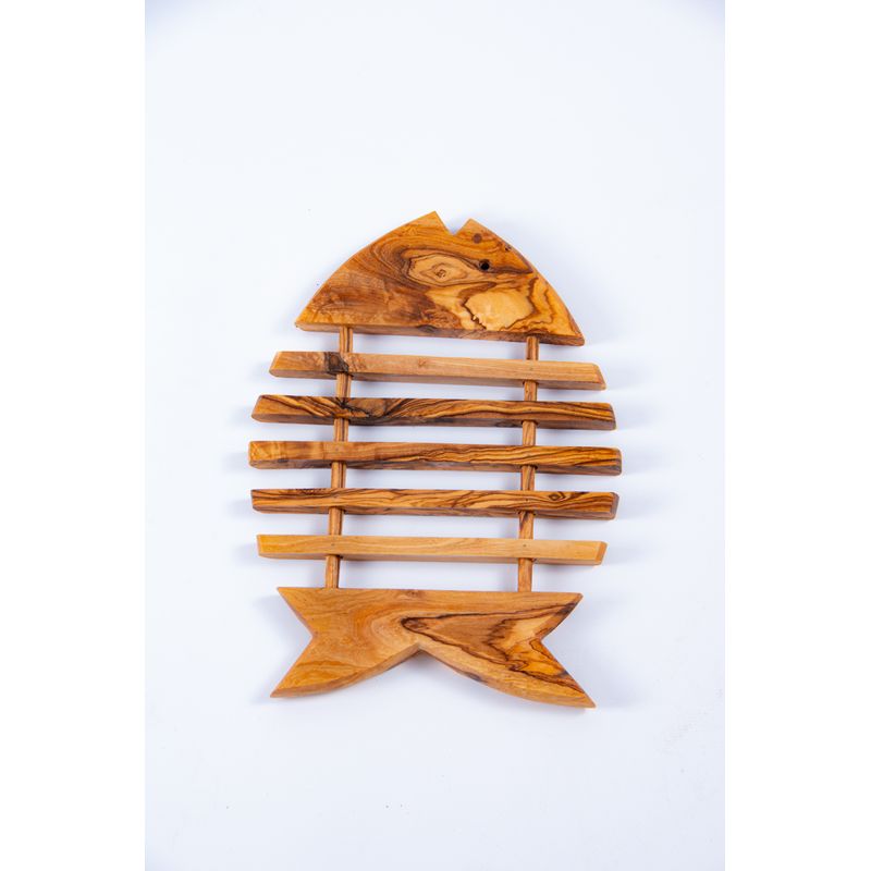 Casa si Gradina - Bucatarie si vesela - Vesela si tacamuri - Vesela pentru servire - Suport din lemn de maslin pentru vase fierbinti peste - Infinity.ro