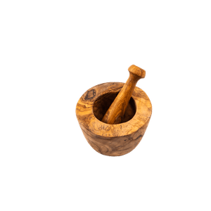 Mojar cu pistil din lemn de maslin