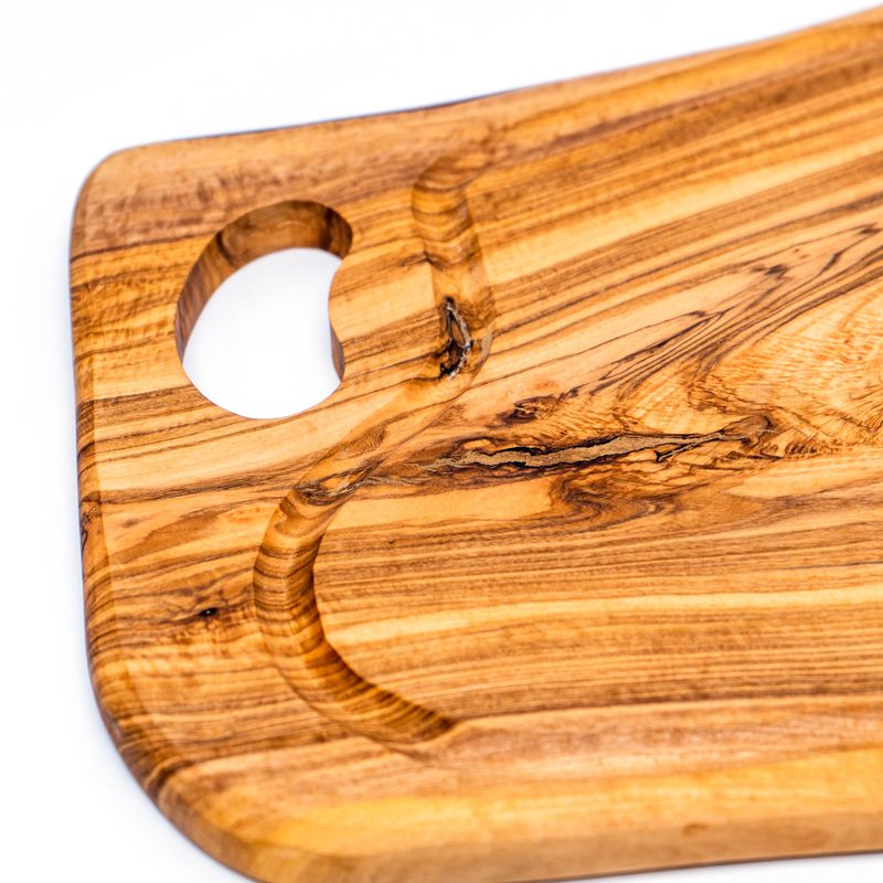 Casa si Gradina - Bucatarie si vesela - Ustensile bucatarie - Tocatoare de bucatarie - Tocator Toscana BBQ din lemn de maslin 40 cm - Infinity.ro