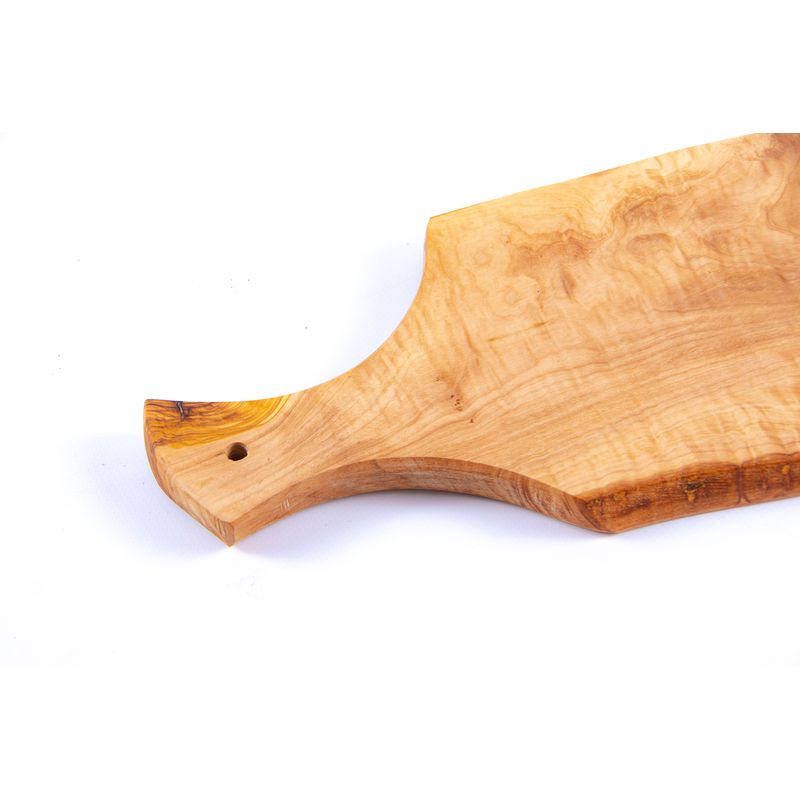 Casa si Gradina - Bucatarie si vesela - Ustensile bucatarie - Tocatoare de bucatarie - Tocator cu maner din lemn de maslin 40 cm - Infinity.ro