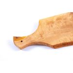 Casa si Gradina - Bucatarie si vesela - Ustensile bucatarie - Tocatoare de bucatarie - Platou servire Napoli cu maner din lemn de maslin 50 cm - Infinity.ro